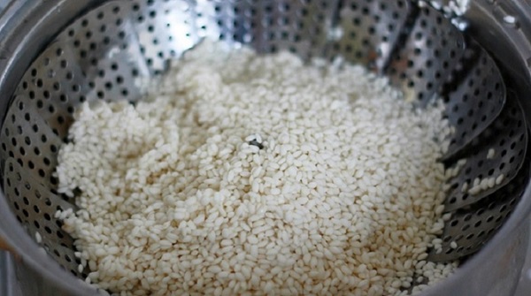 sơ chế gạo nếp